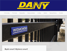 Tablet Screenshot of danysc.com.pl